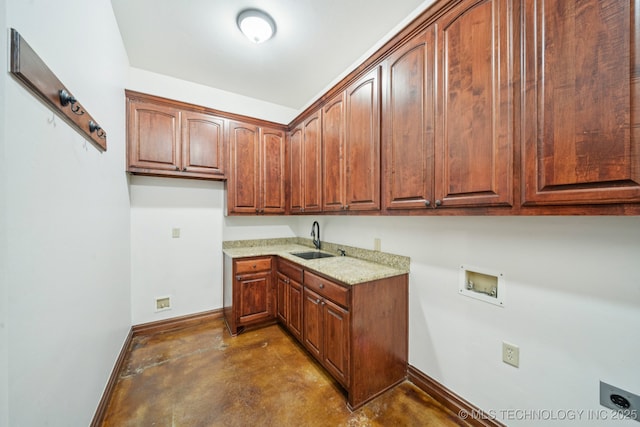 1721 E 136th Pl S, Bixby, OK 74008 - laundry area with cabinet space, washer hookup, and electric dryer hookup