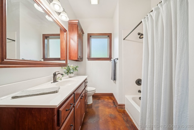1721 E 136th Pl S, Bixby, OK 74008 - full bathroom featuring vanity and shower / bath combo