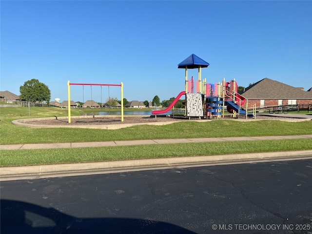 11906 E 99th St, Owasso, OK 74055 - community play area featuring a yard