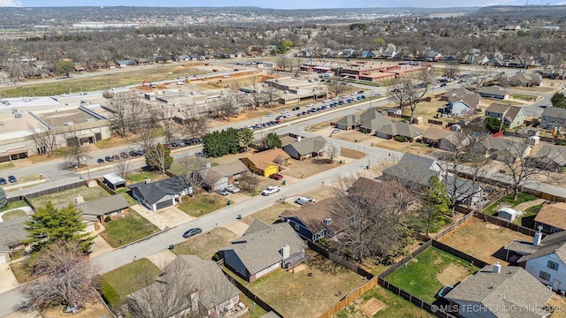 bird's eye view featuring a residential view