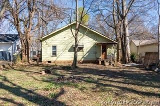 view of back of property