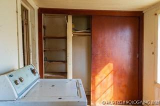 washroom featuring laundry area