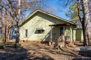 view of back of property