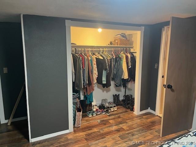 view of closet