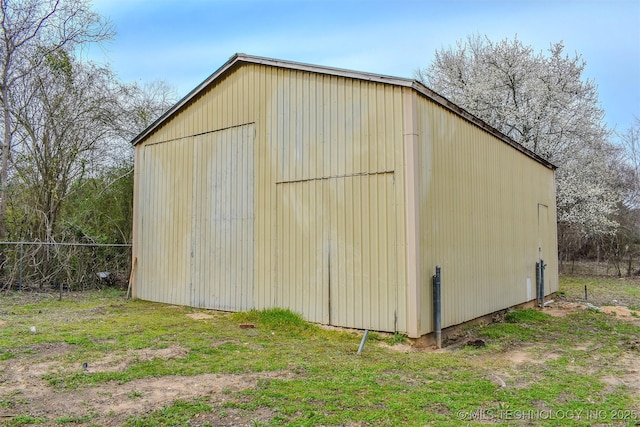 415347 E 1912th Rd, Antlers, OK 74523 - view of pole building with fence