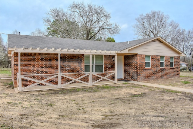 415347 E 1912th Rd, Antlers, OK 74523 - view of front facade with brick siding