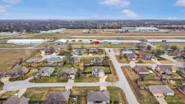 drone / aerial view featuring a residential view