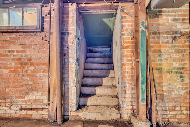 view of stairs