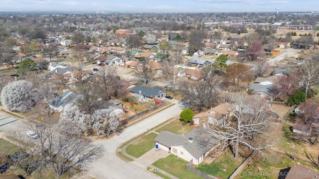 drone / aerial view featuring a residential view