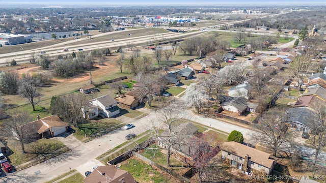 birds eye view of property featuring a residential view