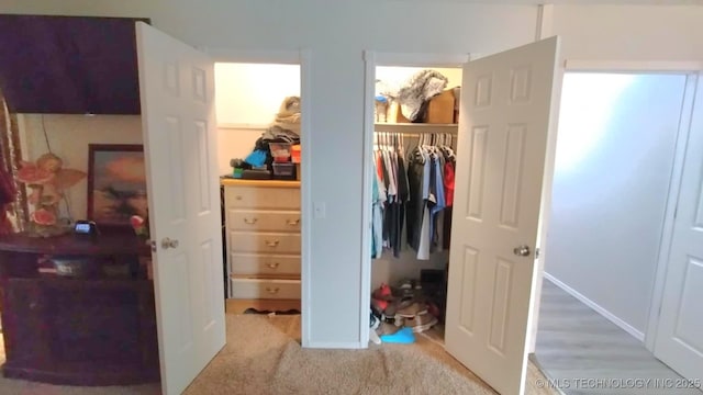 view of closet