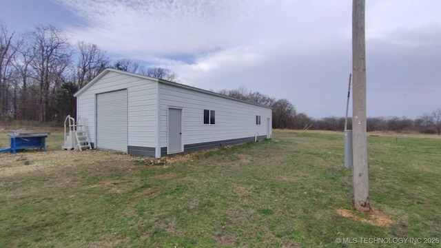 exterior space featuring an outdoor structure