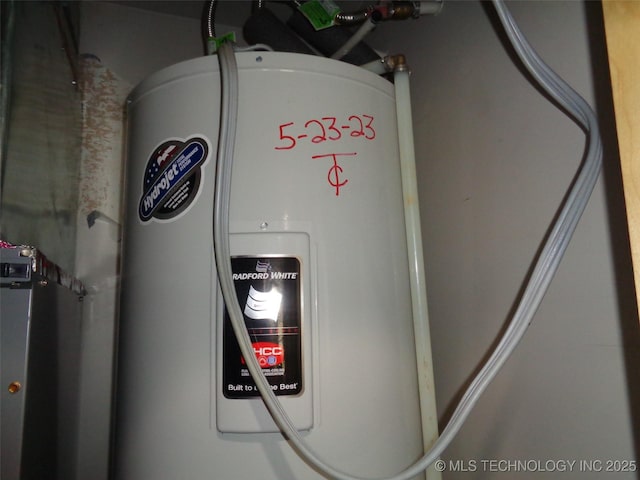 utilities featuring water heater