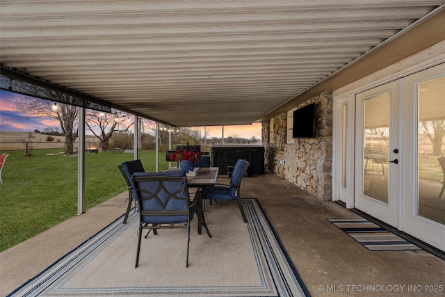 view of patio / terrace with outdoor dining space