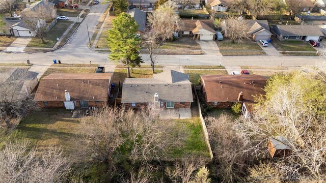 drone / aerial view featuring a residential view