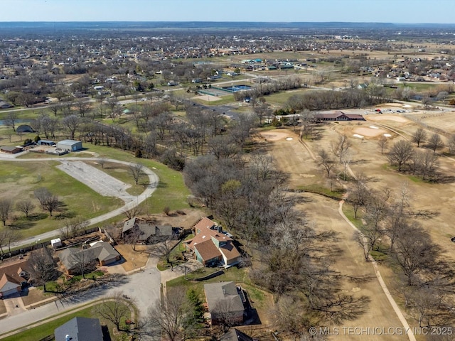 bird's eye view featuring a residential view