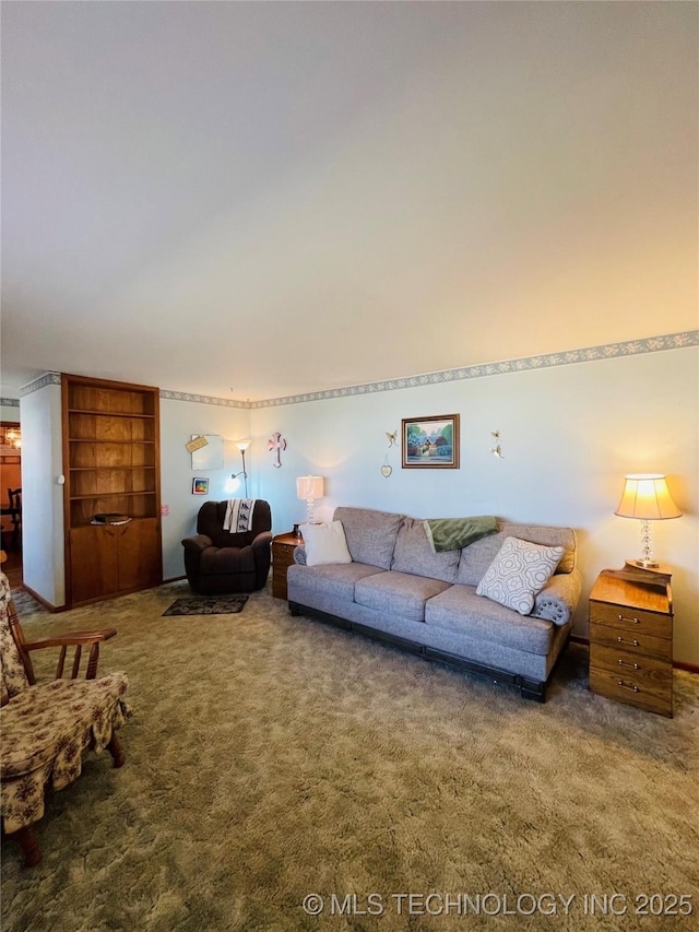 306 N Cherokee St, Beggs, OK 74421 - living area with carpet flooring