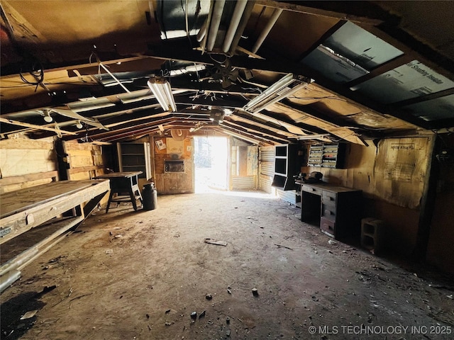 306 N Cherokee St, Beggs, OK 74421 - view of unfinished attic