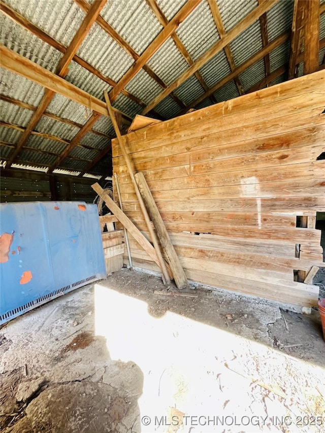 306 N Cherokee St, Beggs, OK 74421 - view of unfinished attic