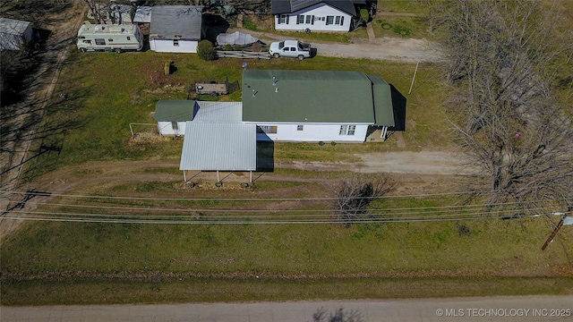 drone / aerial view