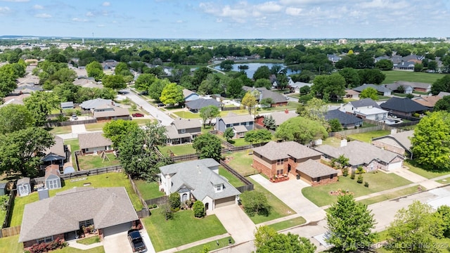 7610 N 127th E Ave, Owasso, OK 74055 - aerial view of residential area featuring a large body of water