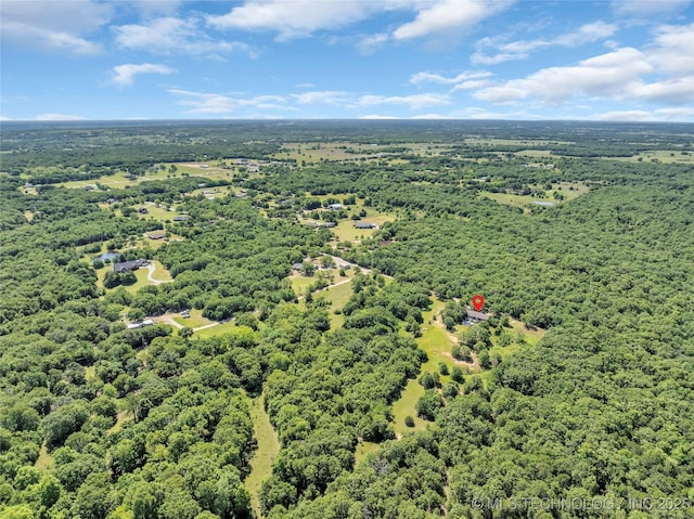 922 Oak Ridge St, Ardmore, OK 73401 - drone / aerial view of a heavily wooded area