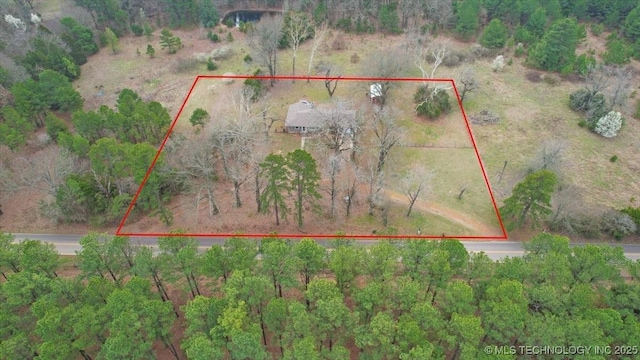420722 E 1920th Rd, Antlers, OK 74523 - bird's eye view