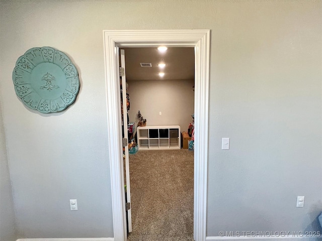 11457 N 510th Rd, Tahlequah, OK 74464 - corridor featuring carpet flooring