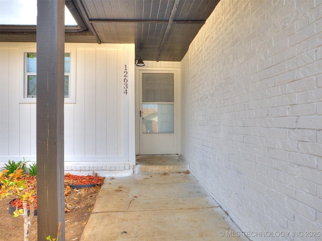view of entrance to property