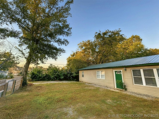 111 N Logan Dr, Tahlequah, OK 74464 - view of yard at dusk