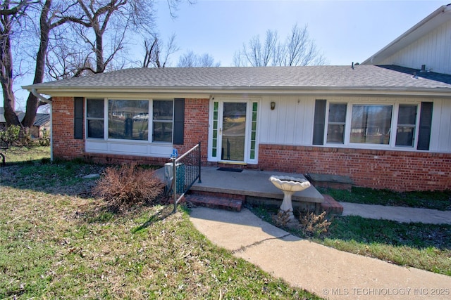 6508 W Cameron St, Sand Springs, OK 74127 - ranch-style house with brick siding and a shingled roof