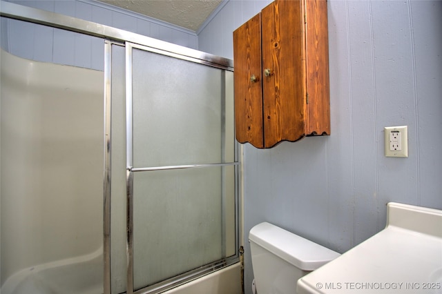 6508 W Cameron St, Sand Springs, OK 74127 - bathroom with a shower with shower door and toilet