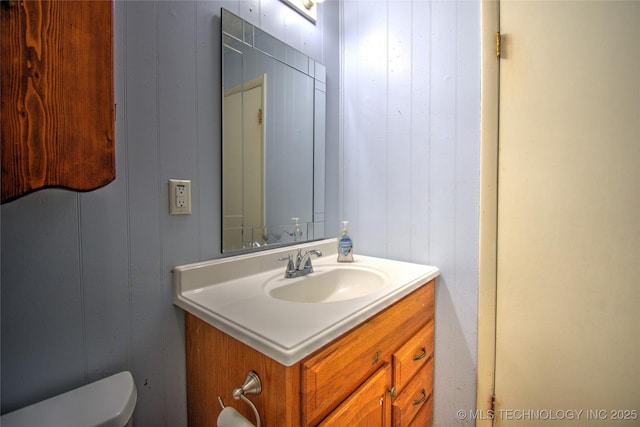 6508 W Cameron St, Sand Springs, OK 74127 - bathroom with toilet and vanity