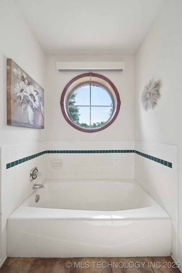 11712 E 121st St, Collinsville, OK 74021 - full bathroom featuring a bath and tile patterned flooring