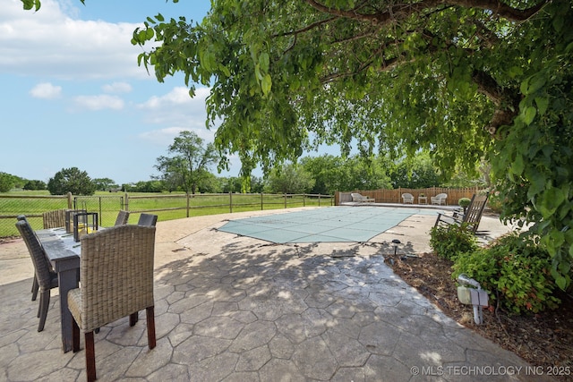 11712 E 121st St, Collinsville, OK 74021 - view of pool with fence and a patio area