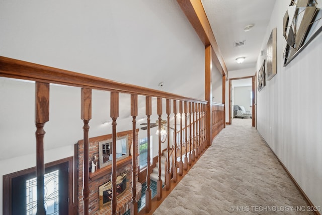 11712 E 121st St, Collinsville, OK 74021 - hallway featuring carpet floors