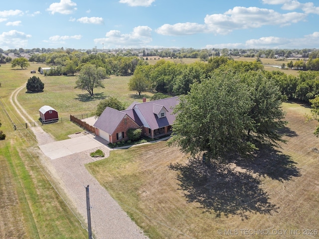 11712 E 121st St, Collinsville, OK 74021 - overview of rural landscape