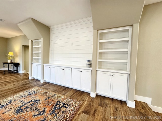 17022 S 579th Rd, Tahlequah, OK 74464 - hall with dark wood-type flooring and baseboards