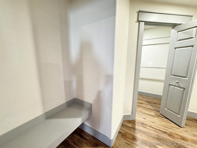 17022 S 579th Rd, Tahlequah, OK 74464 - mudroom featuring wood finished floors