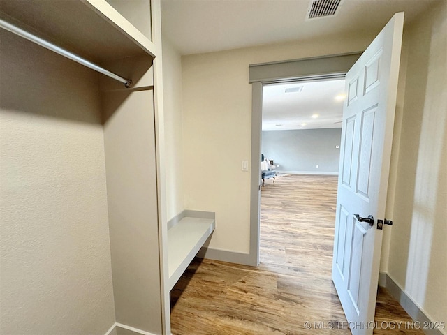 17022 S 579th Rd, Tahlequah, OK 74464 - spacious closet with wood finished floors