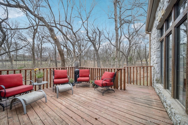 view of deck