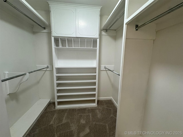 4760 S Irvington Ave, Tulsa, OK 74135 - spacious closet with dark colored carpet