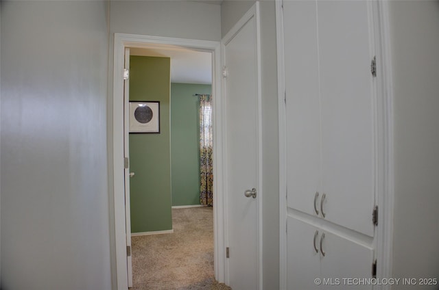 46 S 188th E Ave, Tulsa, OK 74108 - hallway with baseboards and carpet