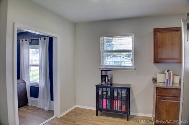 46 S 188th E Ave, Tulsa, OK 74108 - interior space featuring baseboards and light wood-style floors