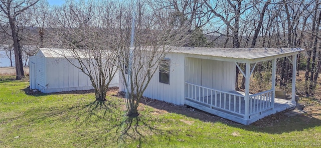 view of outbuilding with an outdoor structure