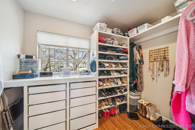 122 Osage Ridge Dr, Sand Springs, OK 74063 - spacious closet with wood finished floors