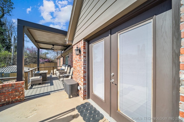 122 Osage Ridge Dr, Sand Springs, OK 74063 - exterior space with a wooden deck, fence, and a grill