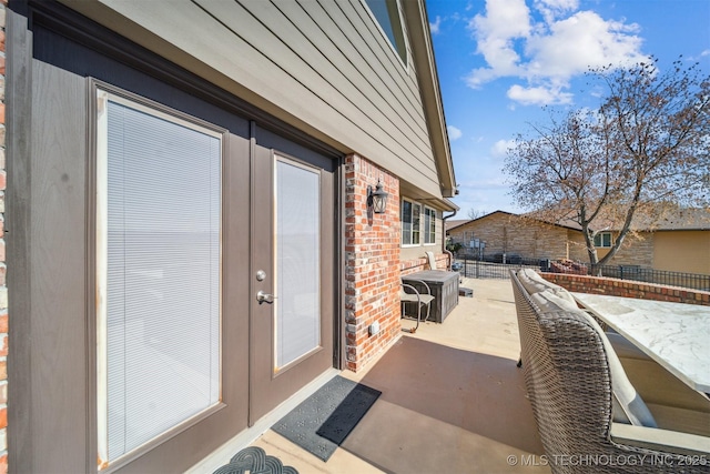122 Osage Ridge Dr, Sand Springs, OK 74063 - view of patio / terrace with a balcony