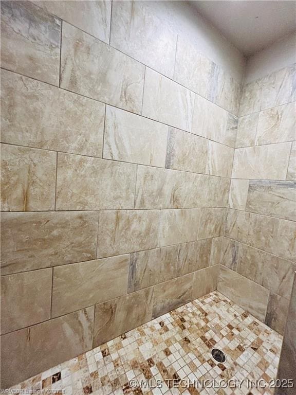 details featuring tiled shower