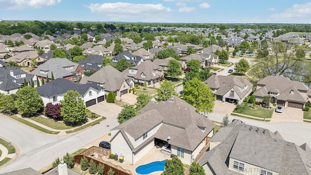 10848 S 95th E Ave, Tulsa, OK 74133 - birds eye view of property with a residential view